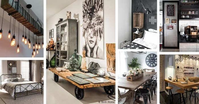 Industrial decor ideas style homebnc