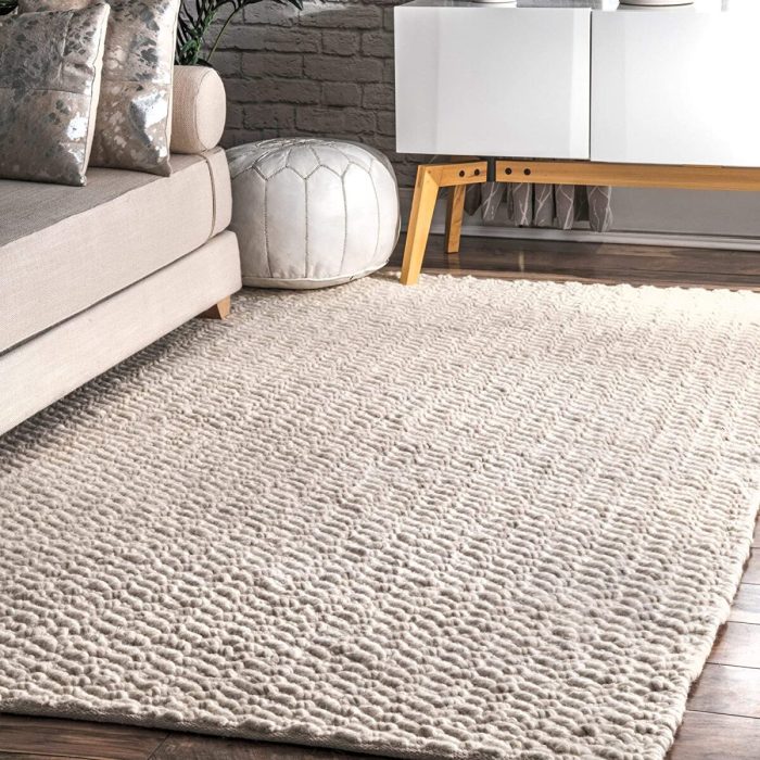 Wool room ivory interior handwoven flatweave thick lockhart hygge guide chevron nuloom glendora