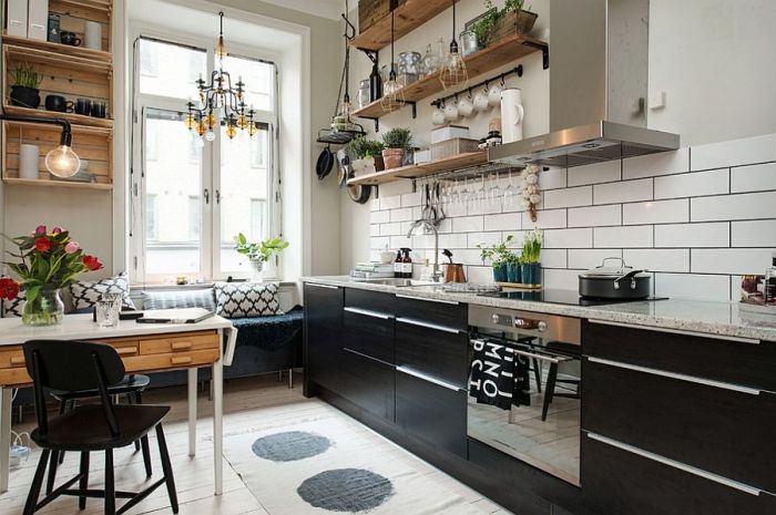 Cappa kitchens nordic cabinet backsplash nascondere flooring cucina countertops diaries digsdigs renovation livingmarch