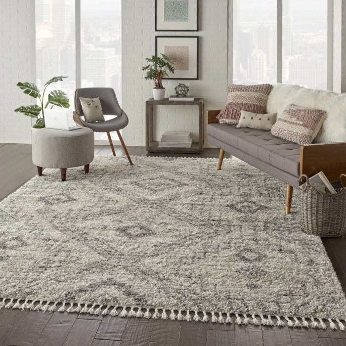 Scandinavian rugs shag nourison